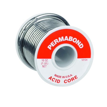 Alpha Metals Alpha Fry 16 oz Acid Core Wire Solder 0.125 in. D 1 pc 12124